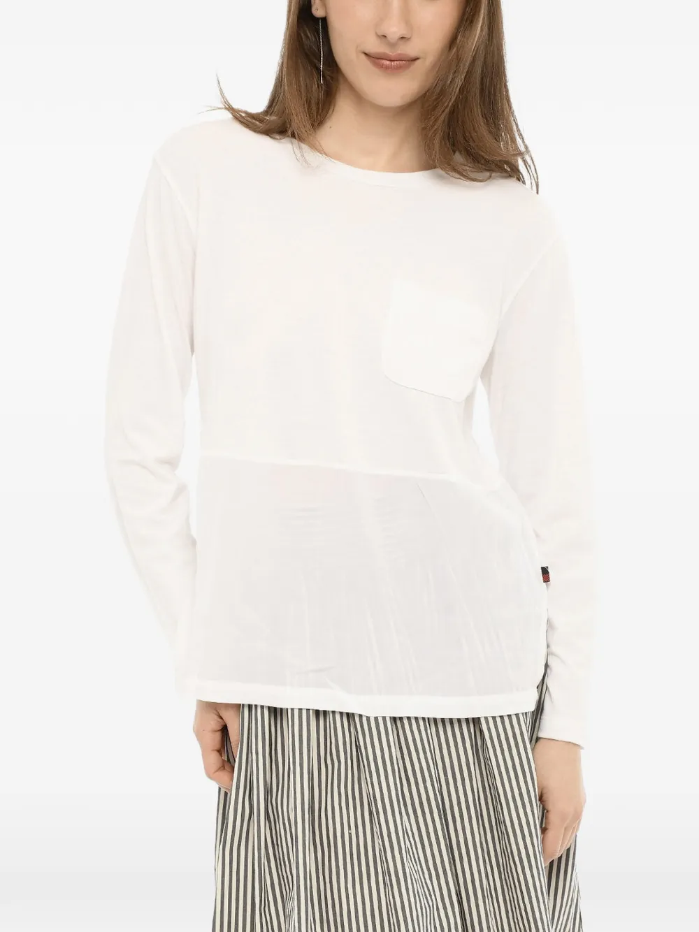 Woolrich chest-pocket top - Weiß