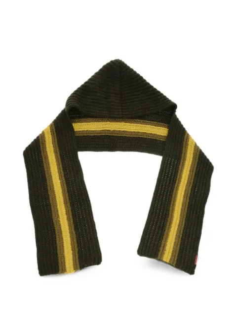DSQUARED2 striped hooded scarf