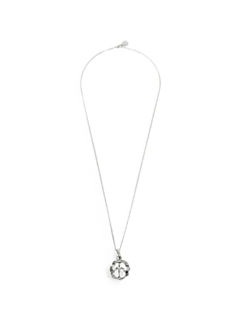 Palm Angels logo pendant necklace