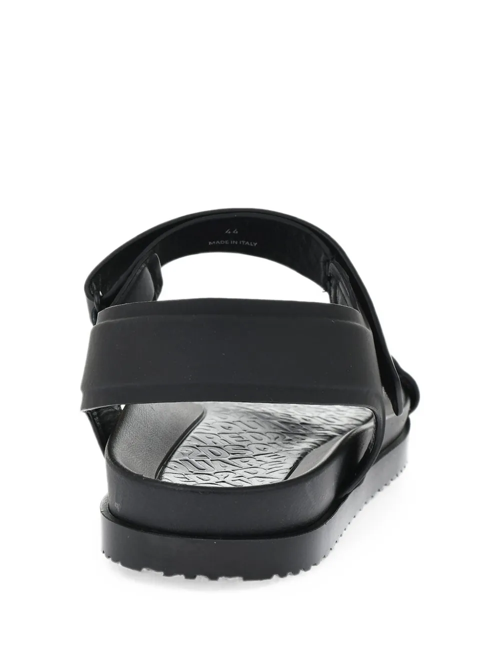 DSQUARED2 logo-print touch-strap sandals Zwart