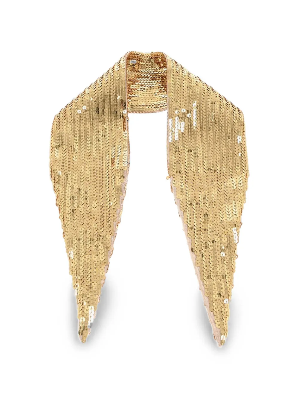 DSQUARED2 sequin-embellished scarf - Gold