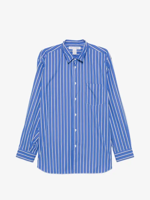 Comme Des Garçons Shirt striped cotton shirt