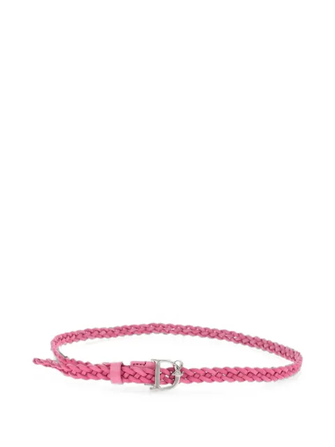 DSQUARED2 braided logo-buckle belt