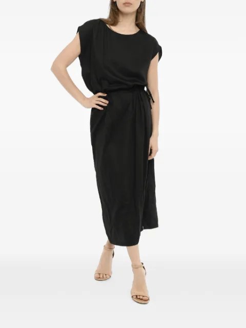 Woolrich drawstring-waist midi dress