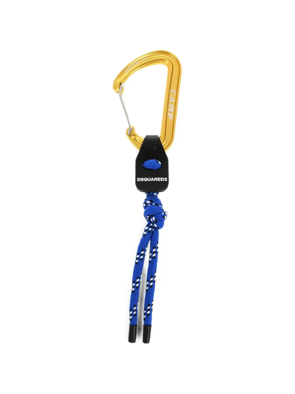 DSQUARED2 carabiner rope keychain - Blau
