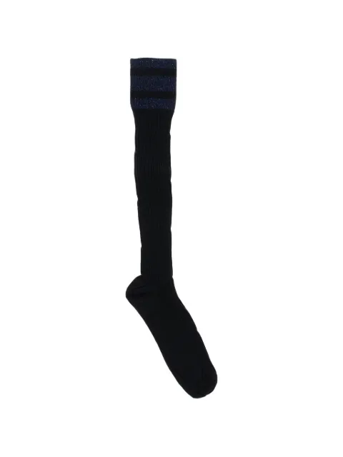 DSQUARED2 ribbed lurex-detail socks