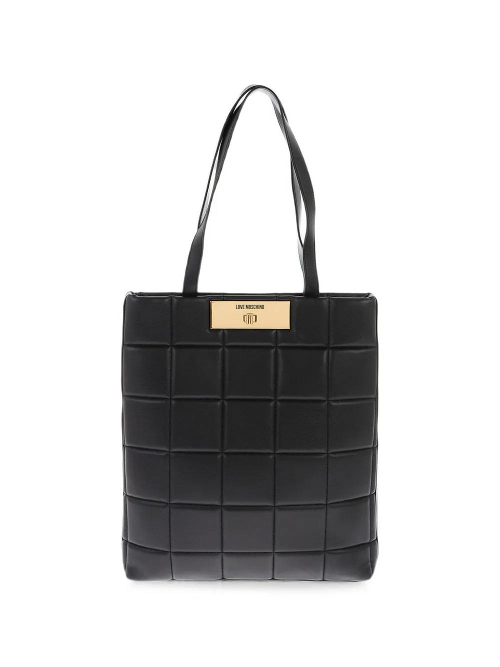 Moschino quilted shoulder bag - Black