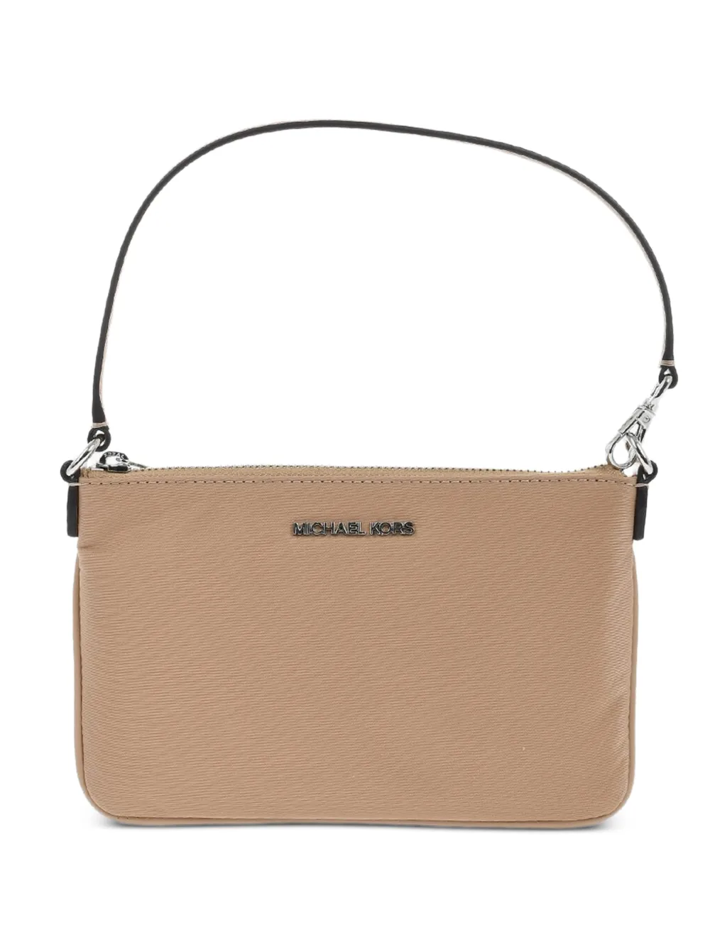Michael Kors logo-plaque top-handle tote bag - Nude