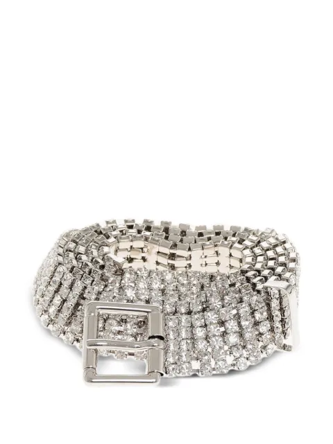 DSQUARED2 crystal-embellished belt