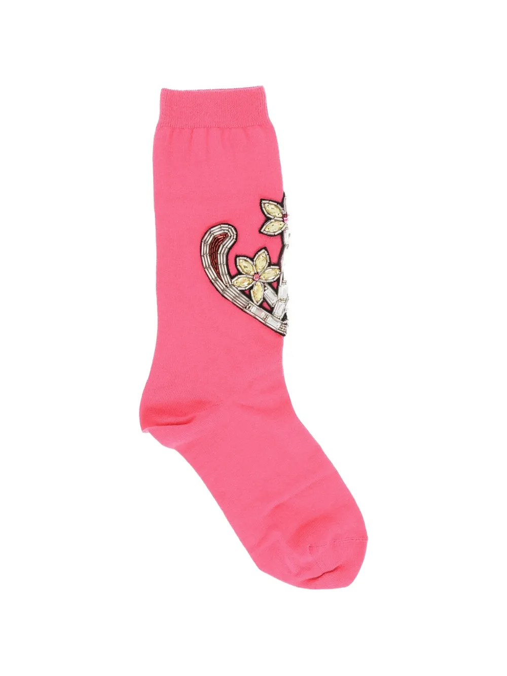 DSQUARED2 jewel-embellished socks - Rosa