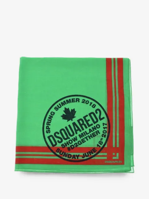 DSQUARED2 Schal mit Logo-Print