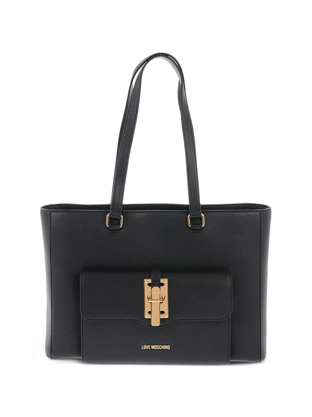 Love Moschino logo-embossed tote bag - Black