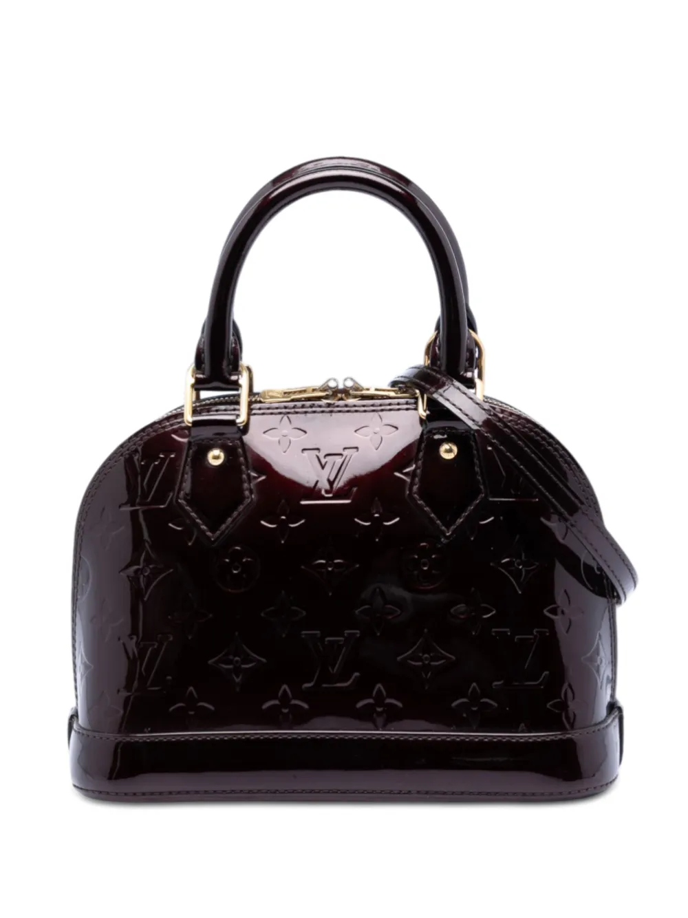 Louis Vuitton Pre-Owned 2012 Monogram Vernis Alma BB satchel - Violett