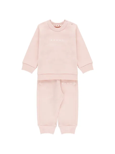 Marni Kids logo-print tracksuit