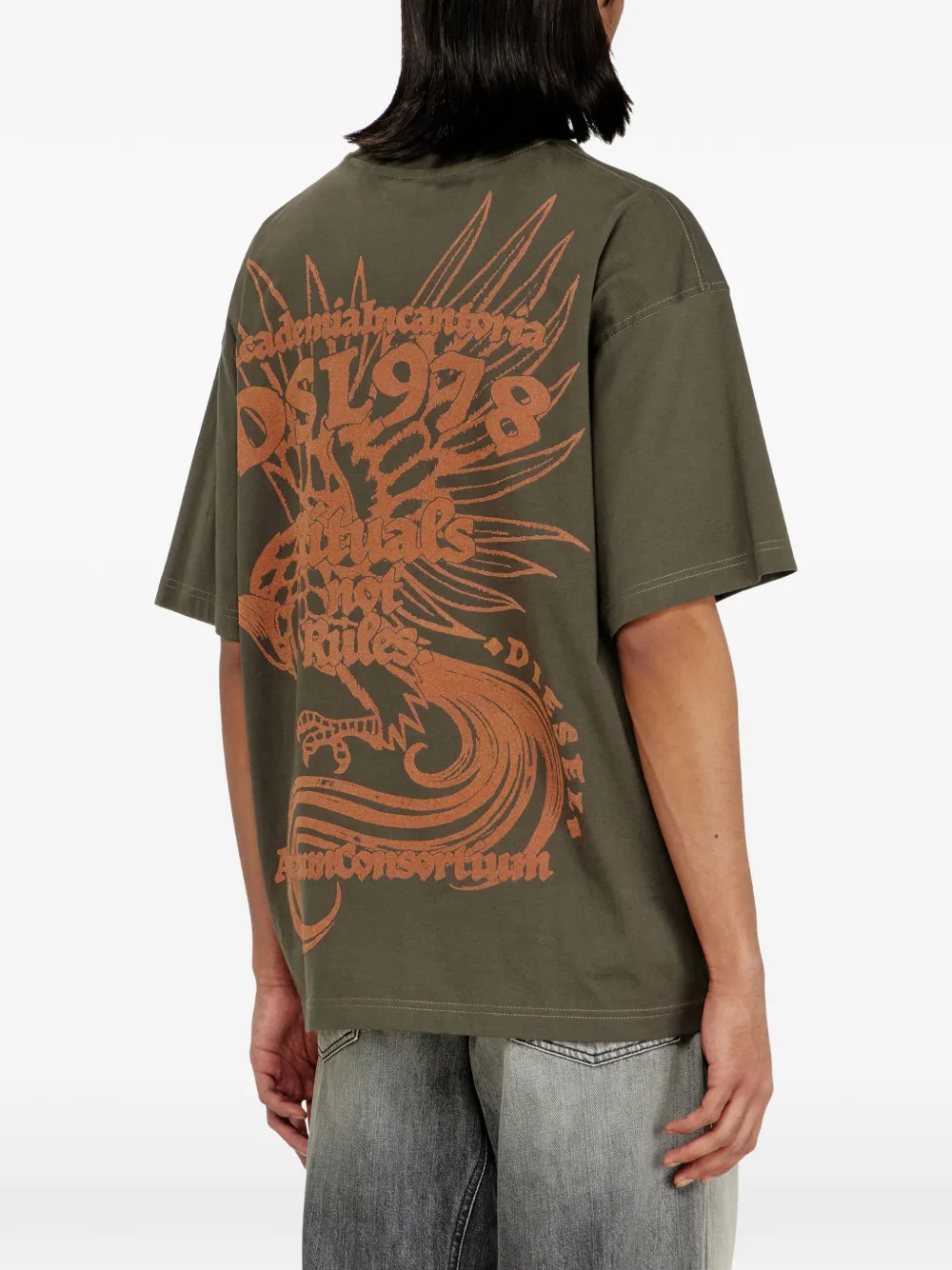 Diesel エンブロイダリーTシャツ | グリーン | FARFETCH JP