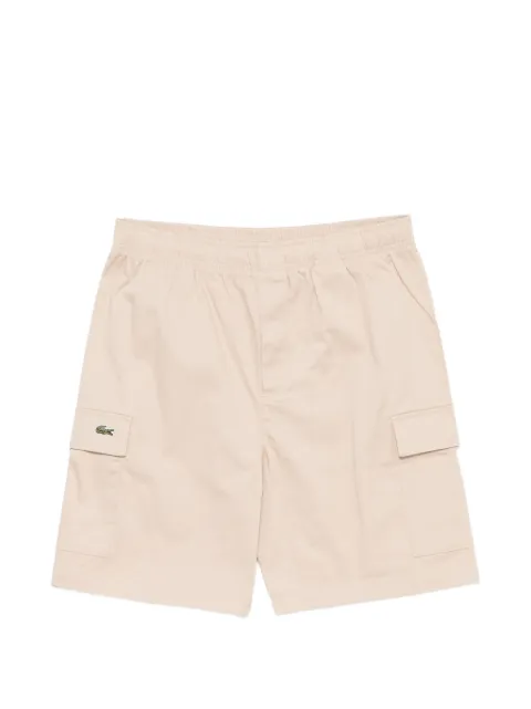 Lacoste Kids shorts cargo con parche del logo