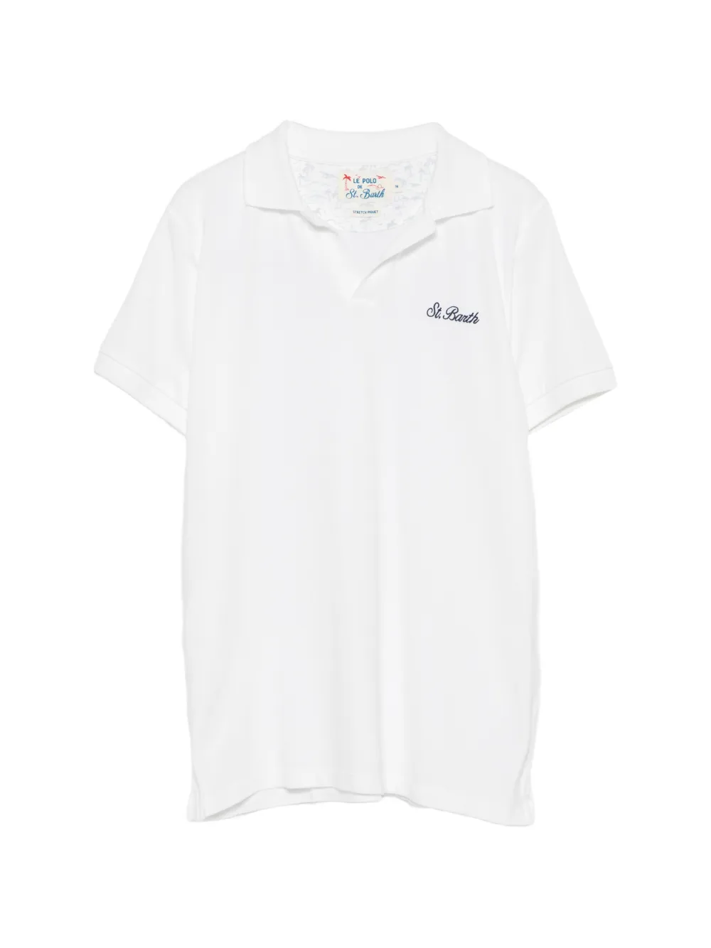MC2 Saint Barth Kids logo-embroidered T-shirt - Bianco