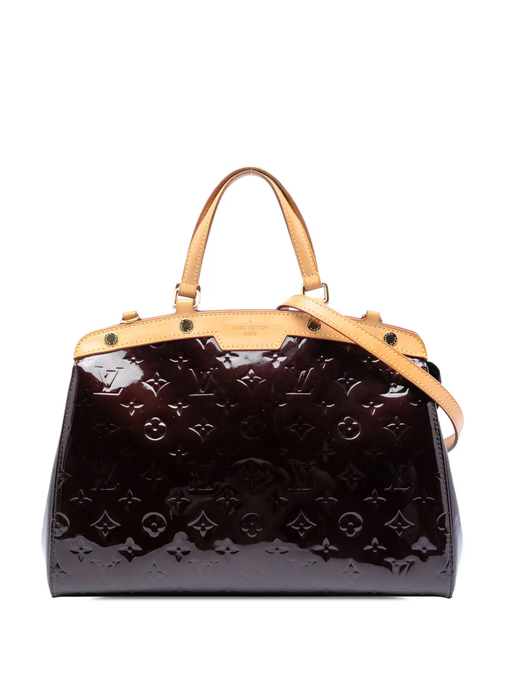 Louis Vuitton Pre-Owned 2012 Monogram Vernis Brea MM satchel - Viola