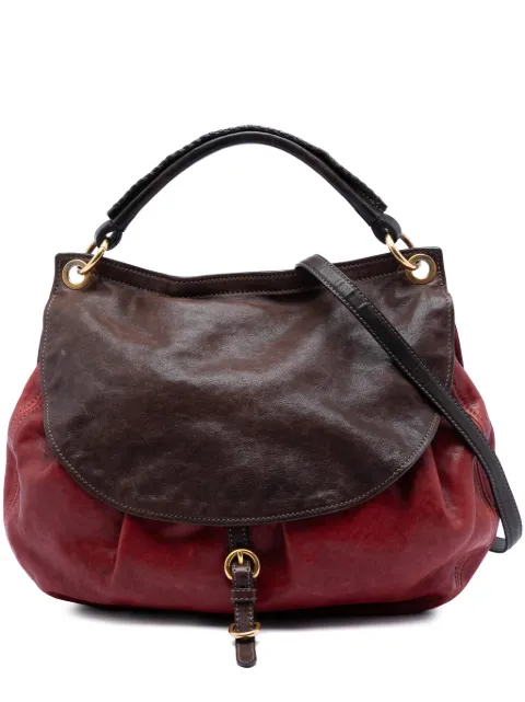 Miu Miu Pre-Owned 2010-2026 Bicolor Nappa Aviator Top Handle Bag satchel