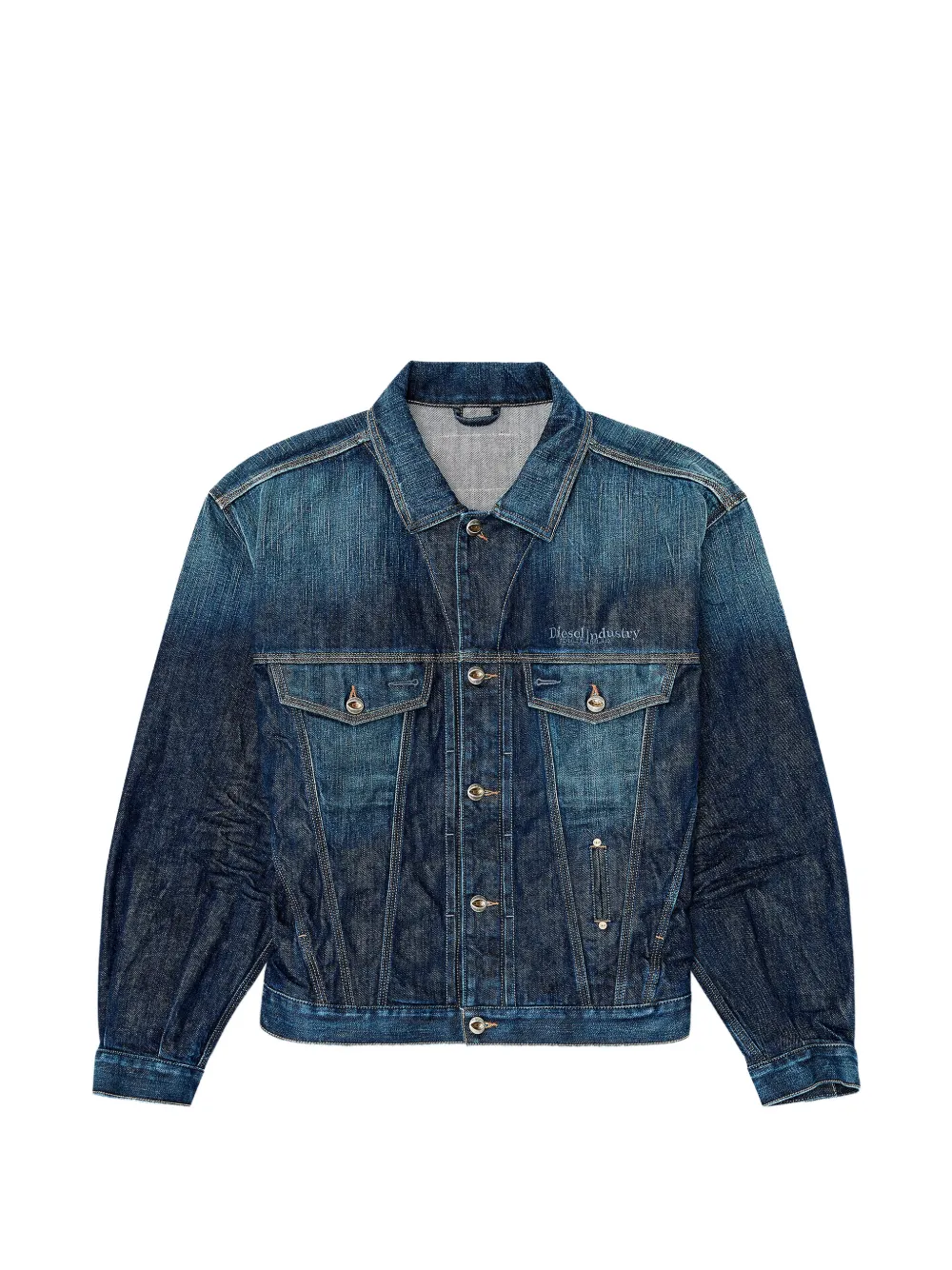 Diesel D-Denver-Cl trucker denim jacket - Blu