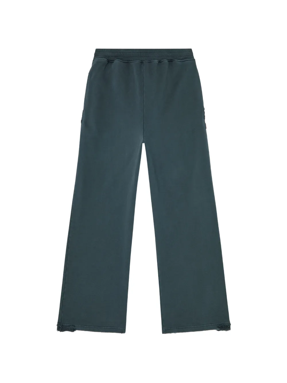 Diesel Gerafelde joggingbroek met kristallen details Blauw