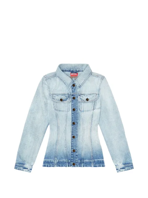 Diesel chamarra de mezclilla con diseño de reloj de arena