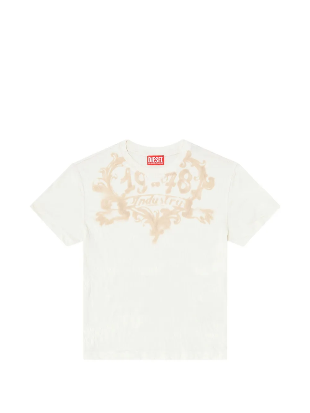 Diesel graphic-print cotton T-shirt - Bianco