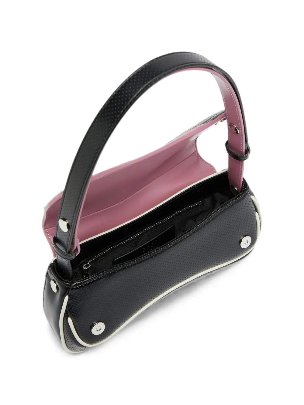 Diesel Play clutch met colourblocking Zwart