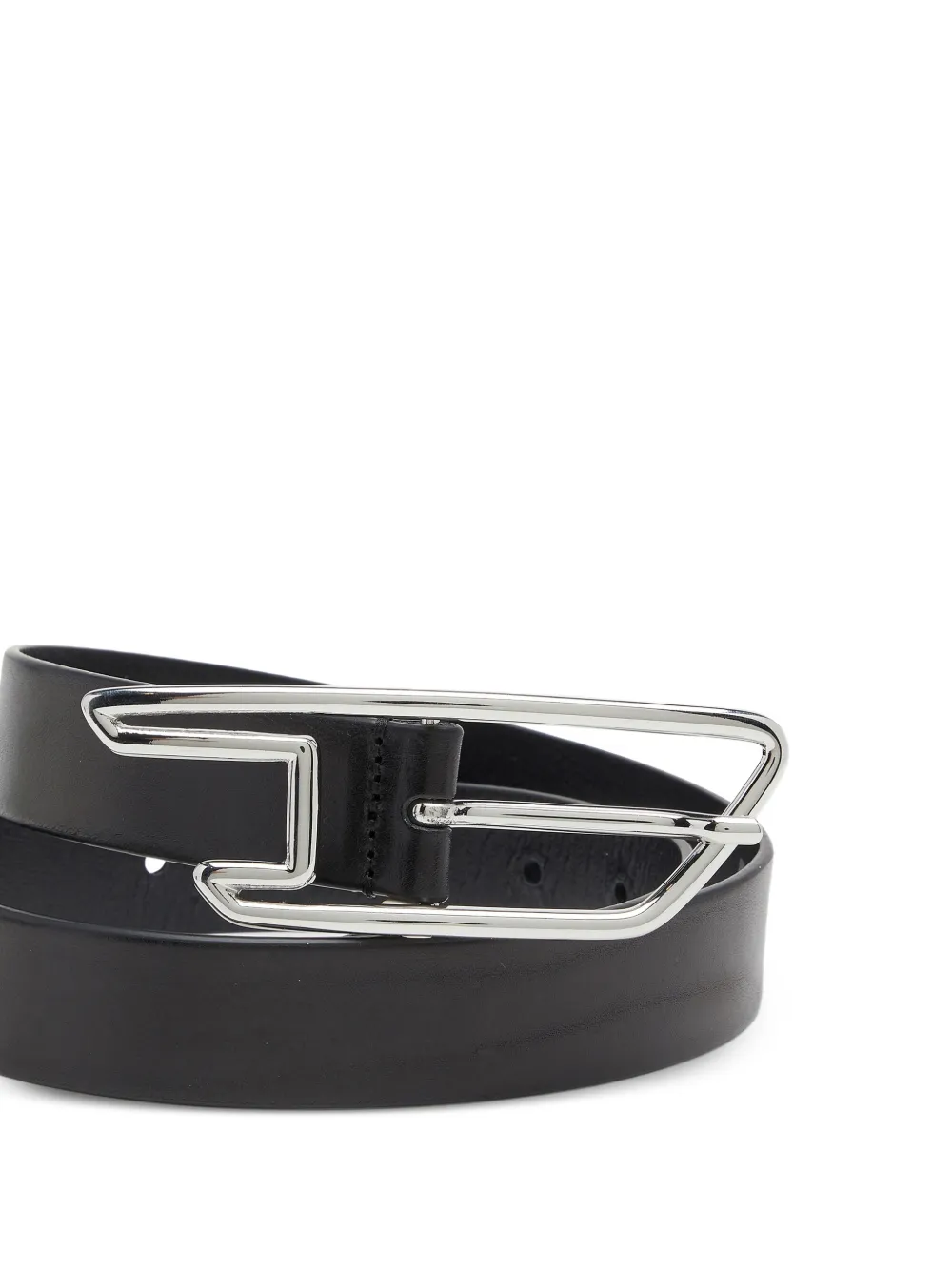 Diesel Riem met logodetail Zwart