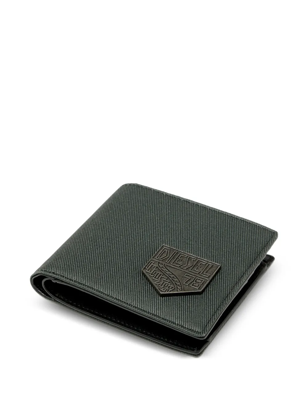 Diesel Portemonnee met logopatch Groen