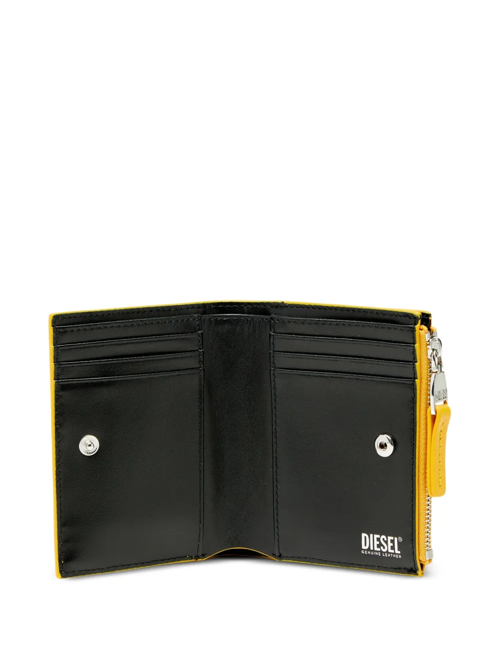 Diesel 1DR Oval D portemonnee Geel