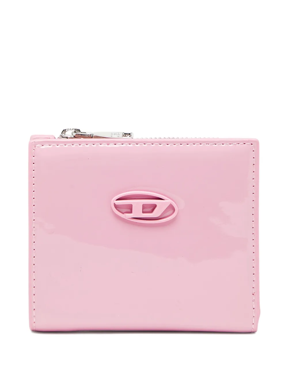 Diesel Portafoglio bi-fold Oval D - Rosa