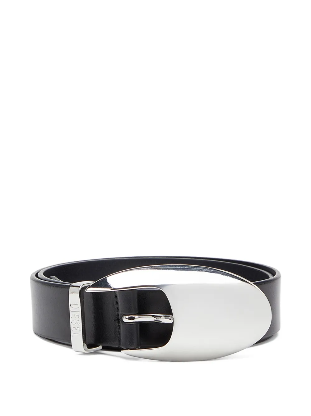 Diesel sculptural-buckle belt - Nero