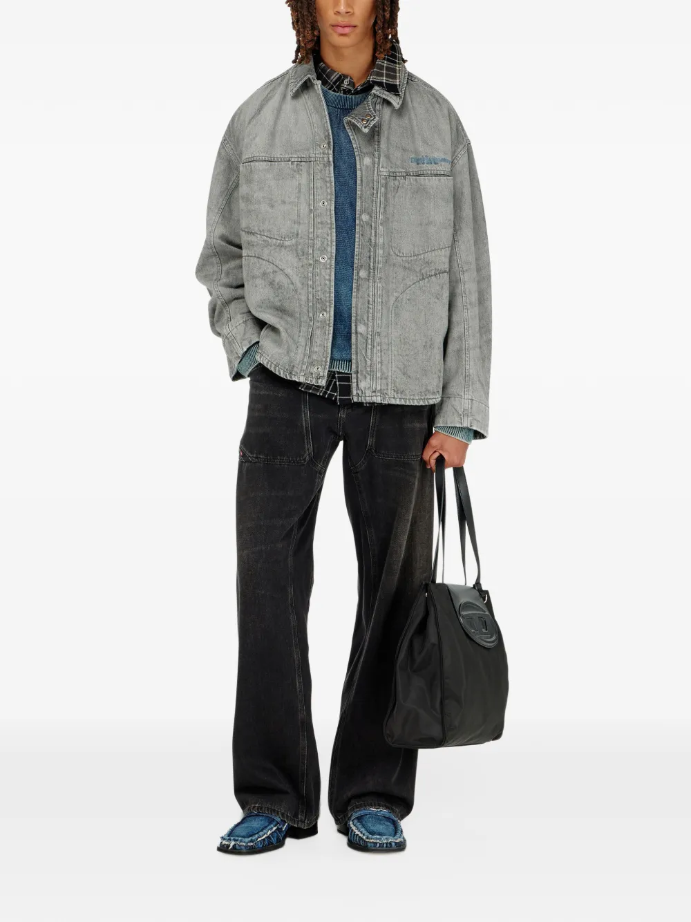 Diesel D-Nethor-S1 jacket Grijs