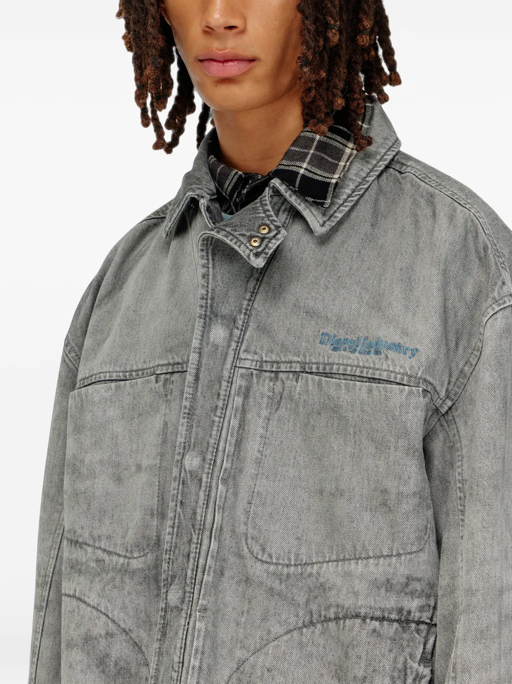Diesel D-Nethor-S1 jacket Grijs