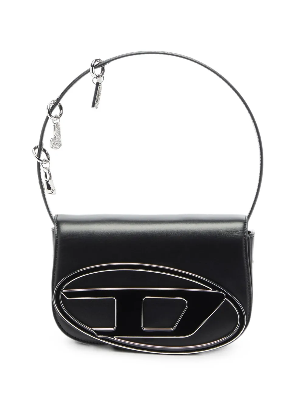 Diesel 1DR Oval D shoulder bag - Nero
