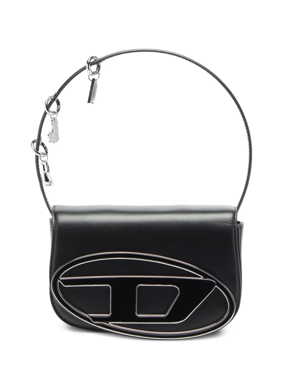 Diesel 1DR Oval D shoulder bag - Nero