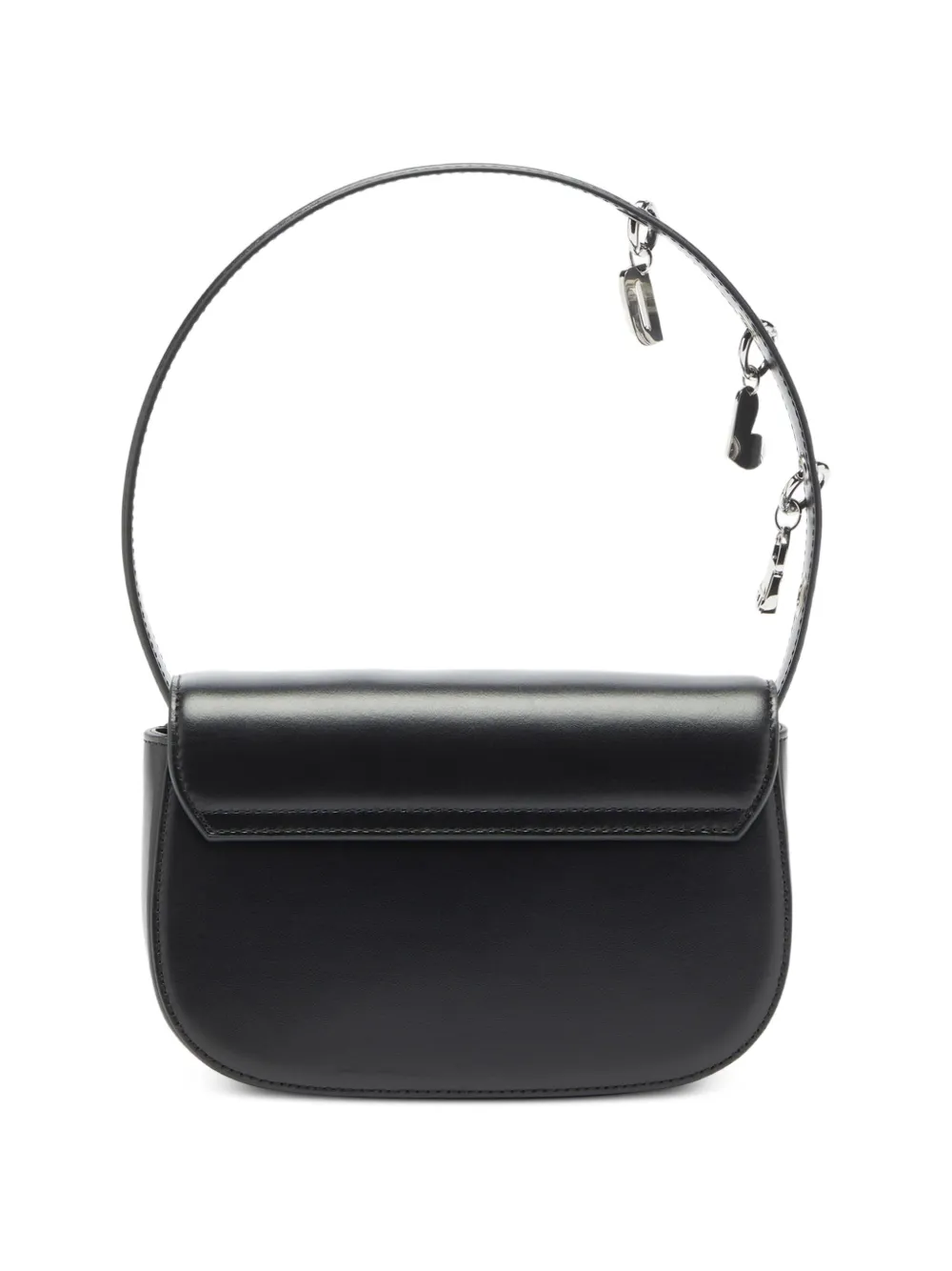Diesel 1DR Oval D schoudertas Zwart