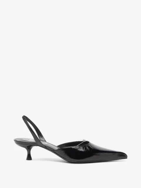 Diesel D-Ten&Half Oval D slingback pumps
