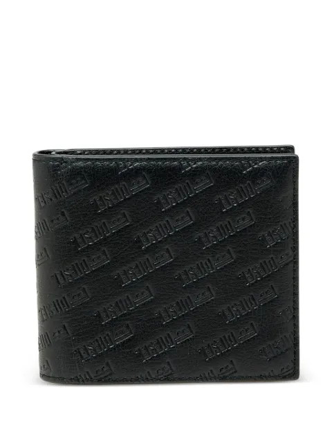 Diesel cartera plegable con logo en relieve