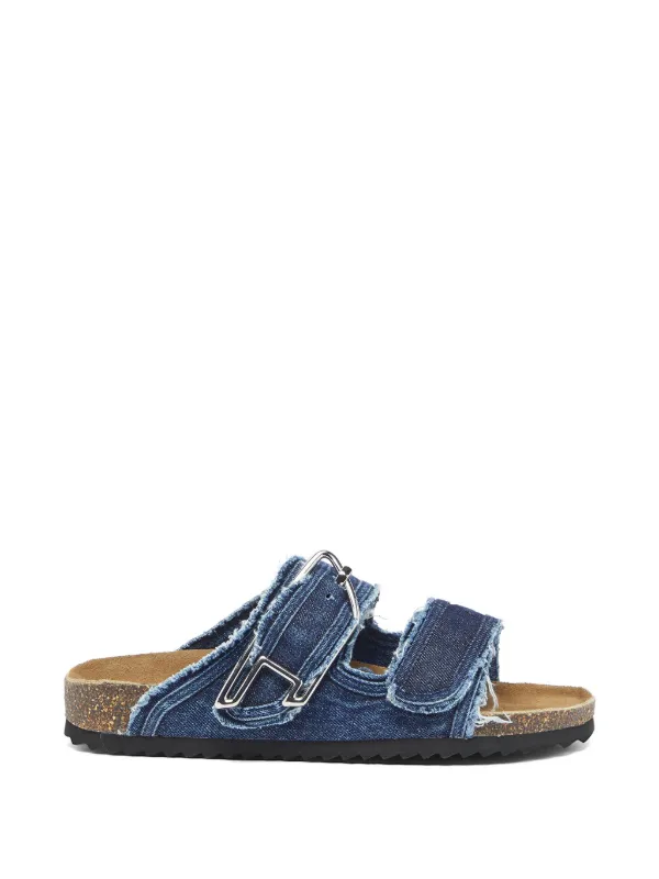 Diesel Dバックル サンダル | ブルー | FARFETCH JP