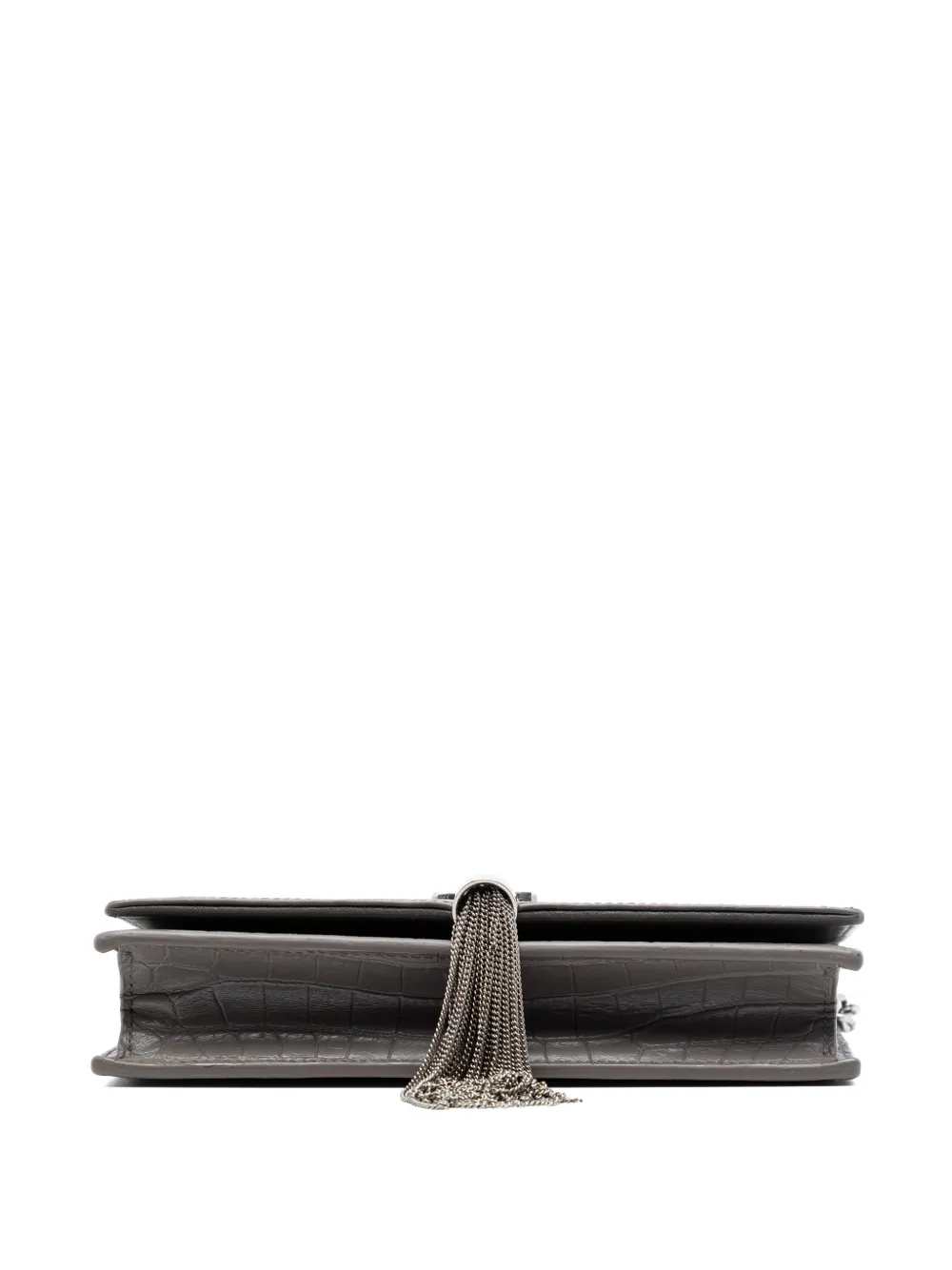 Saint Laurent Pre-Owned 2017 クロコエンボス レザー モノグラム
