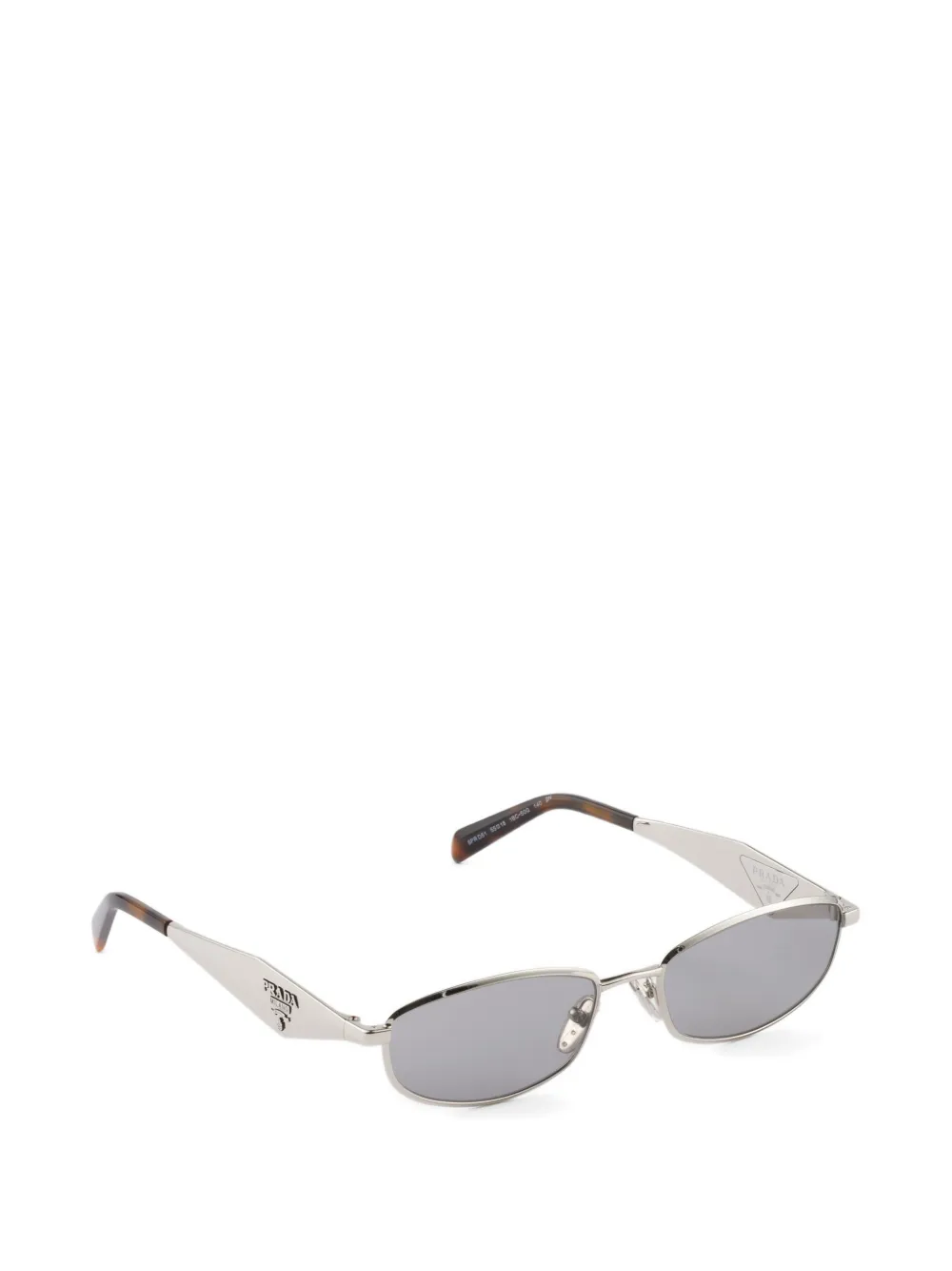 Prada Eyewear Zonnebril met Prada-logo Zilver