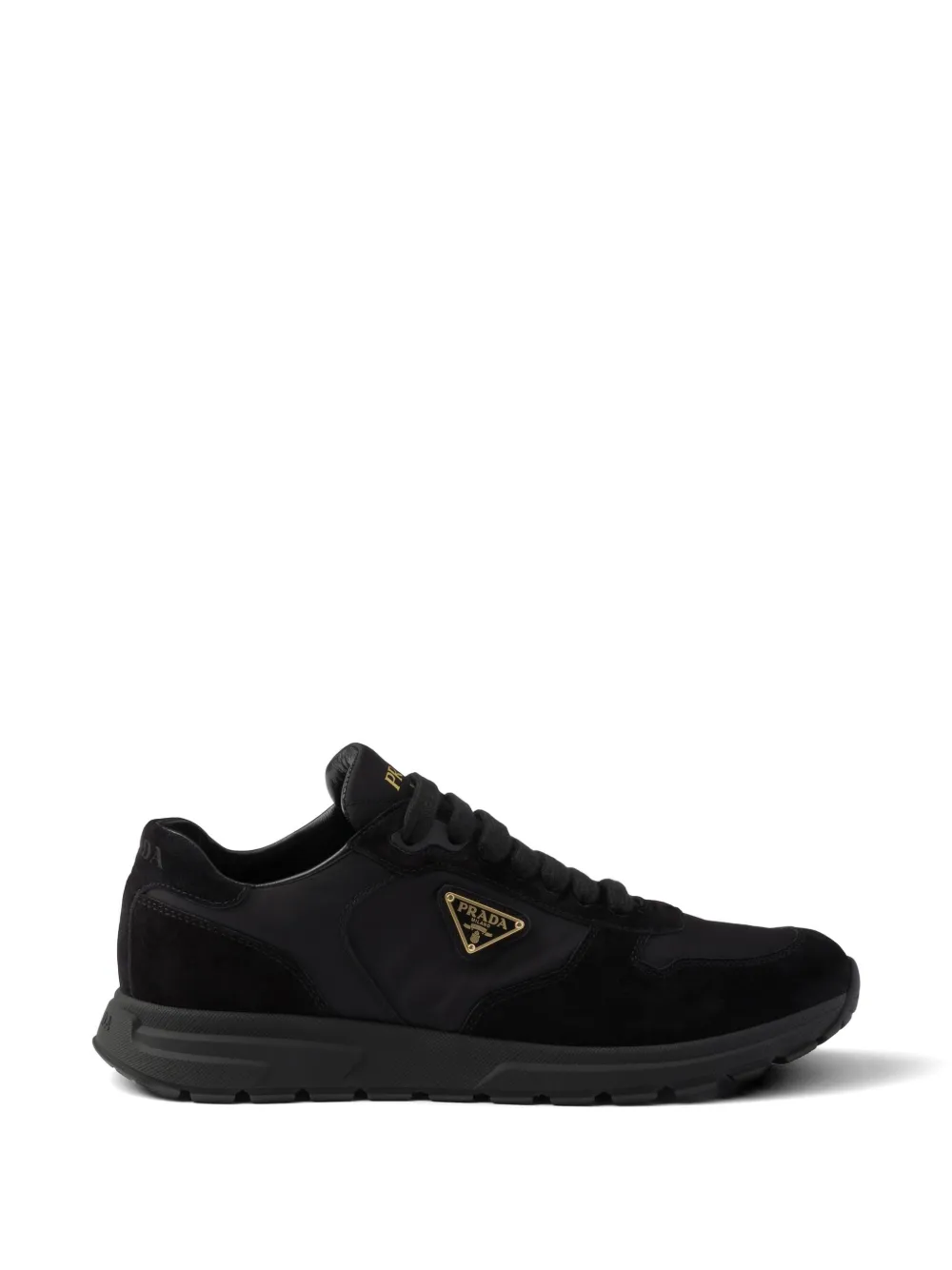 Prada Prax 2.0 Re-Nylon and suede sneakers - Schwarz