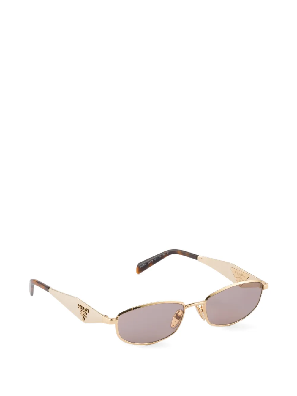 Prada Eyewear Zonnebril met Prada-logo Goud