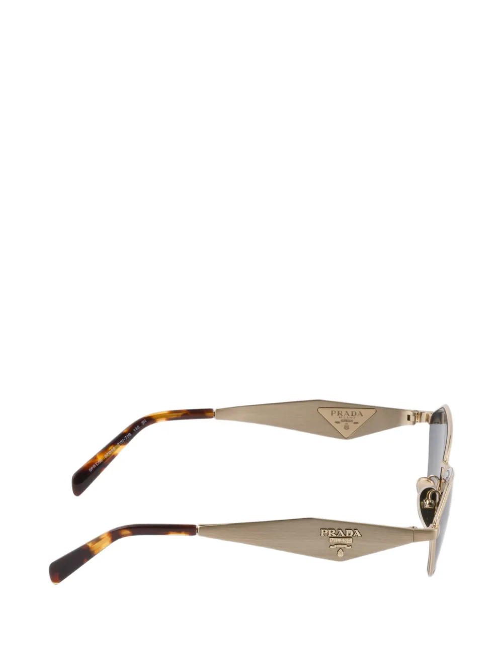 Prada Eyewear Zonnebril met Prada-logo Goud