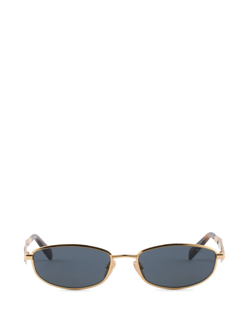 Prada Eyewear Occhiali da sole con logo Prada - Oro