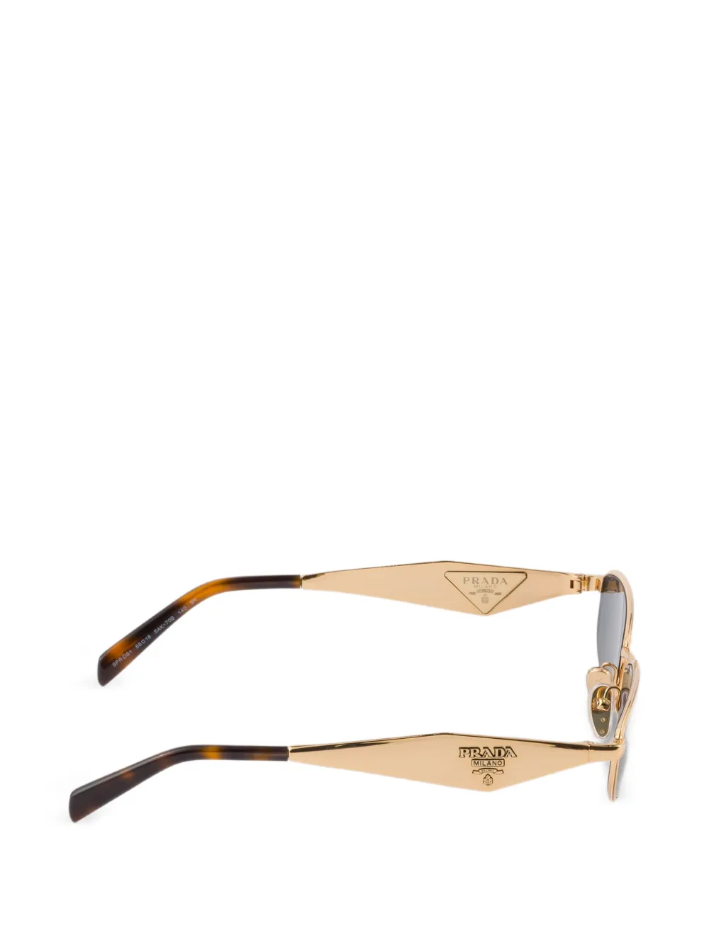 Prada Eyewear Zonnebril met Prada-logo Goud