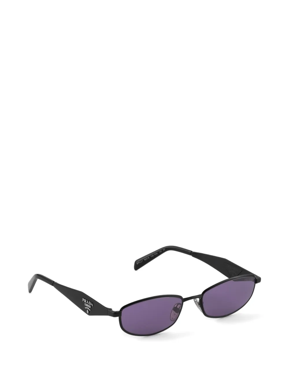 Prada Eyewear Zonnebril met Prada-logo Zwart