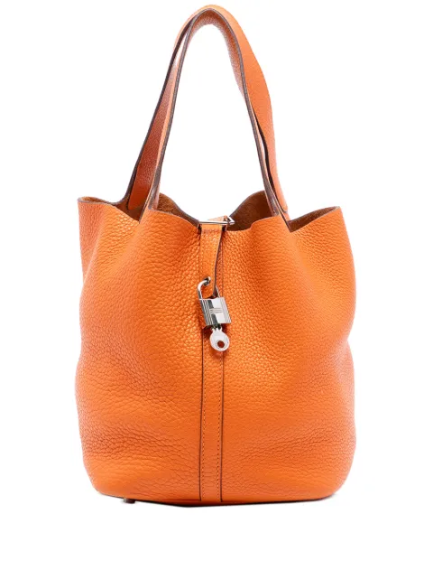 Hermès Pre-Owned Borsa a mano Picotin Lock 22 in pelle Clemence 2011